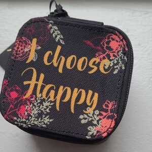 'I Choose Happy' Jewelry Cube